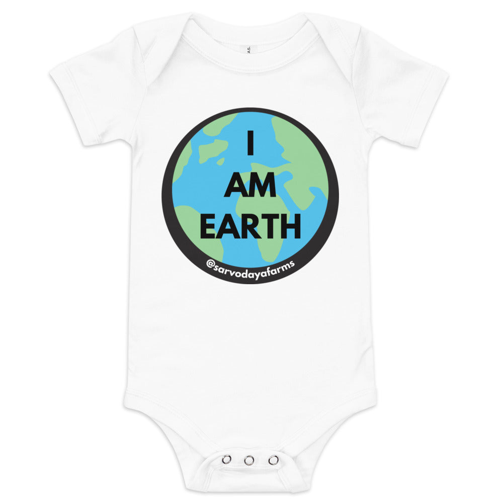 I AM EARTH Baby Onesie