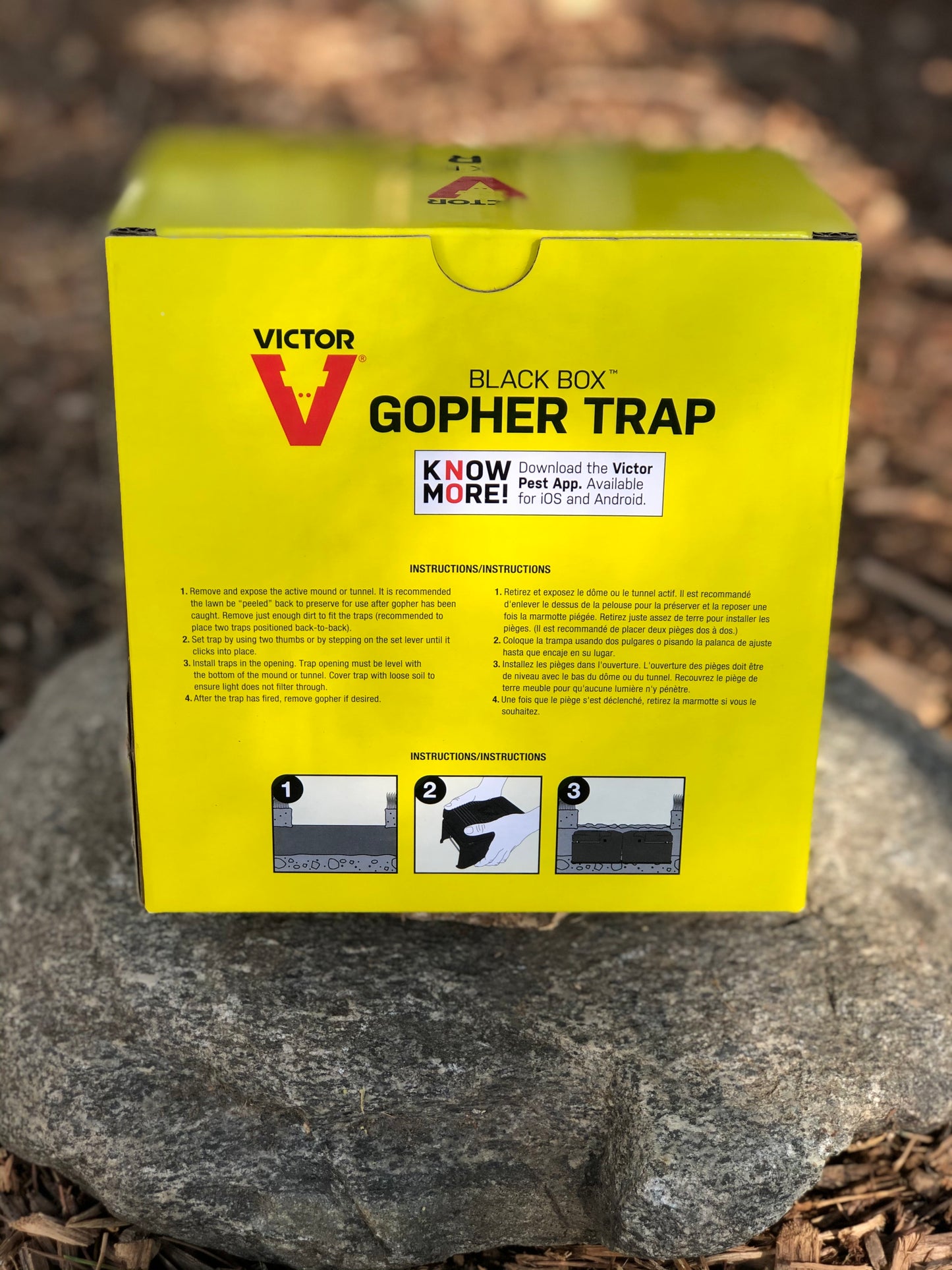 Victor The Black Box Gopher Trap 0625 Reusable Weather-resistant Victor Black Box Gopher Trap – Sarvodaya Institute