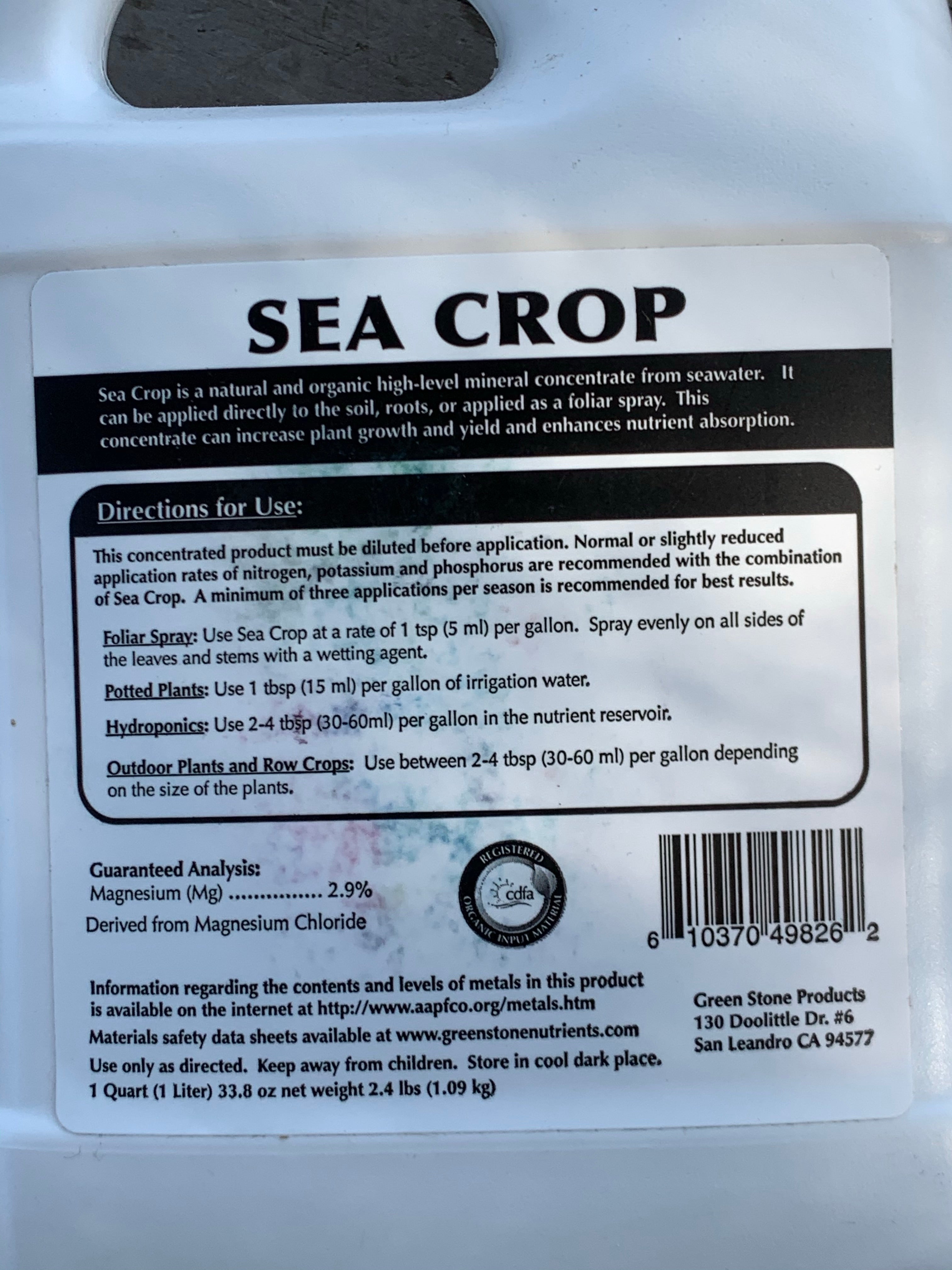 SeaCrop by Greenstone Nutrients