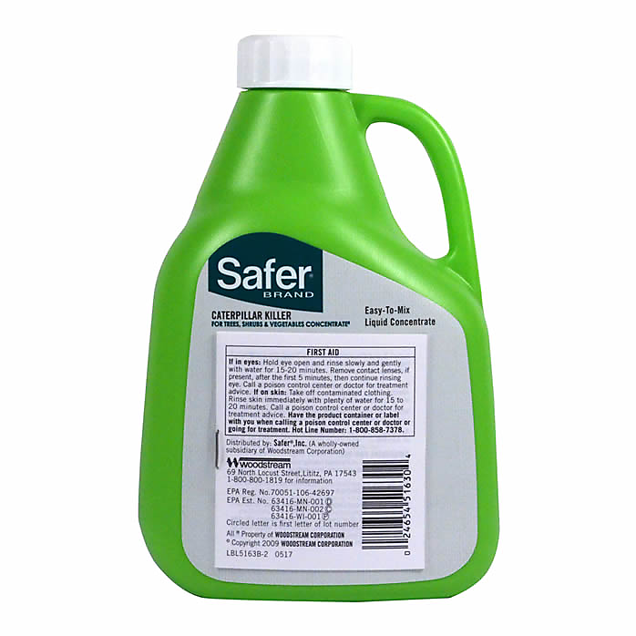 Safer Caterpillar Killer II Concentrate for Organic Use